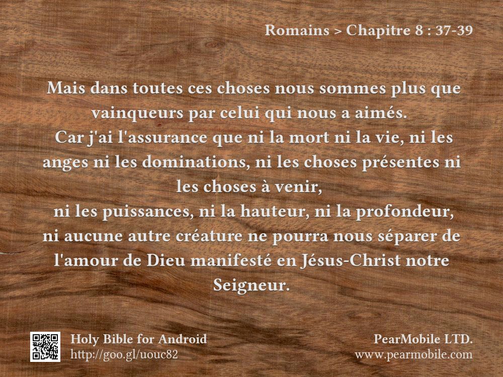 Romains, Chapitre 8:37-39